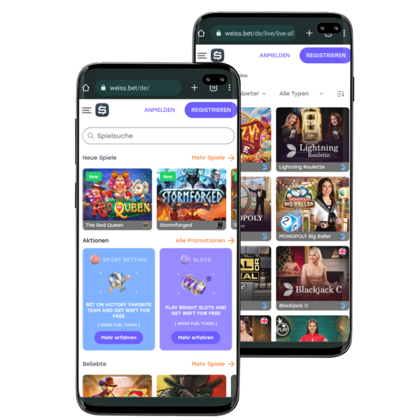 Weiss.bet Mobile