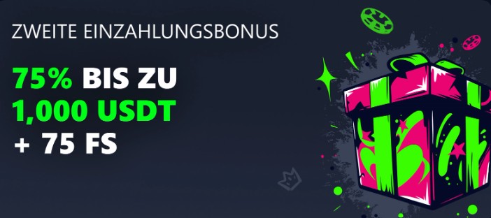 Willkommensbonus von Bets.io für die 2. Einzahlung